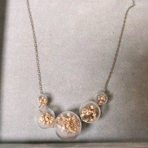 Dejarnette NOLA / Anthropologie Glass Baby's Breath Necklace